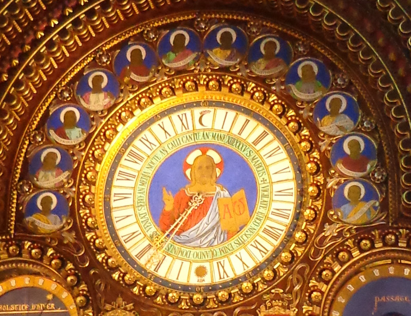 Close up of clock