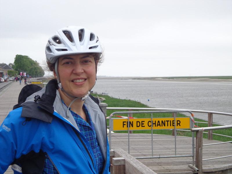 We reached the coast! Saint-Valery-sur-Somme, in the Baie de Somme.